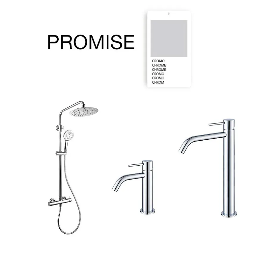 Poalgi Colonne de douche mécanique avec barre extensible SKY BATH chromé série PROMISE* Colonne De Douche Mécanique