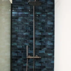 Essebagno Colonne de douche mécanique, gun metal, Esserondo* Colonne De Douche Mécanique