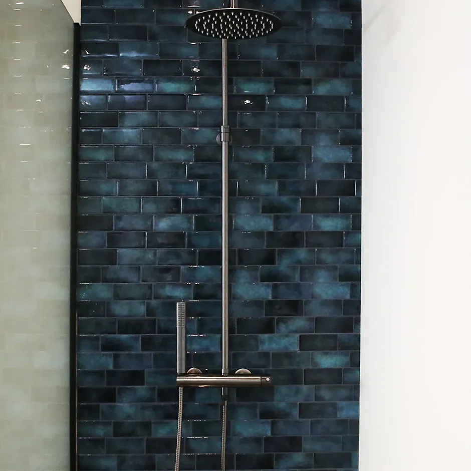 Essebagno Colonne de douche mécanique, gun metal, Esserondo* Colonne De Douche Mécanique