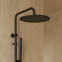 Essebagno Colonne de douche mécanique noire 300 Delice II* Colonne De Douche Mécanique