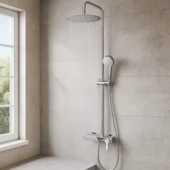 Essebagno Colonne de douche mécanique chromée Waterbox II* Colonne De Douche Mécanique