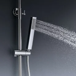 Poalgi Colonne de douche mécanique avec barre extensible SKY BATH chromé série INFINITE* Colonne De Douche Mécanique
