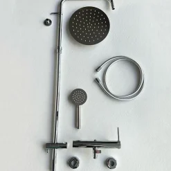Essebagno Colonne de douche mécanique chrome 250 Lollipop II* Colonne De Douche Mécanique