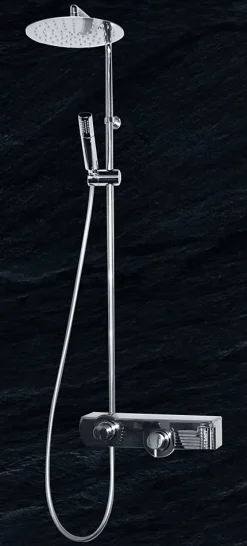 Drop Colonne de Douche Mitigeur Thermostatique JOLLY Chromee* Colonne De Douche Mécanique