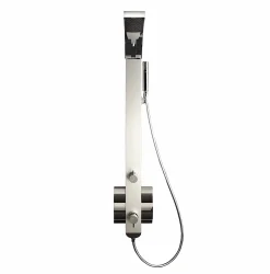 Drop Colonne de Douche Mitigeur Thermostatique IDEA2 Aluminium Anodisé* Colonne De Douche Thermostatique