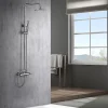 Imex Products Colonne de douche mitigeur monocommande chrome acier et laiton avec douchette extensible* Colonne De Douche Encastrable
