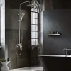 Imex Products Colonne de douche murale en acier et laiton finition chromee extensible* Colonne De Douche Encastrable