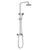 Kibath Colonne de douche ronde CAN monocommande, 83-126 cm, finition chrome poli, en laiton* Colonne De Douche Mécanique