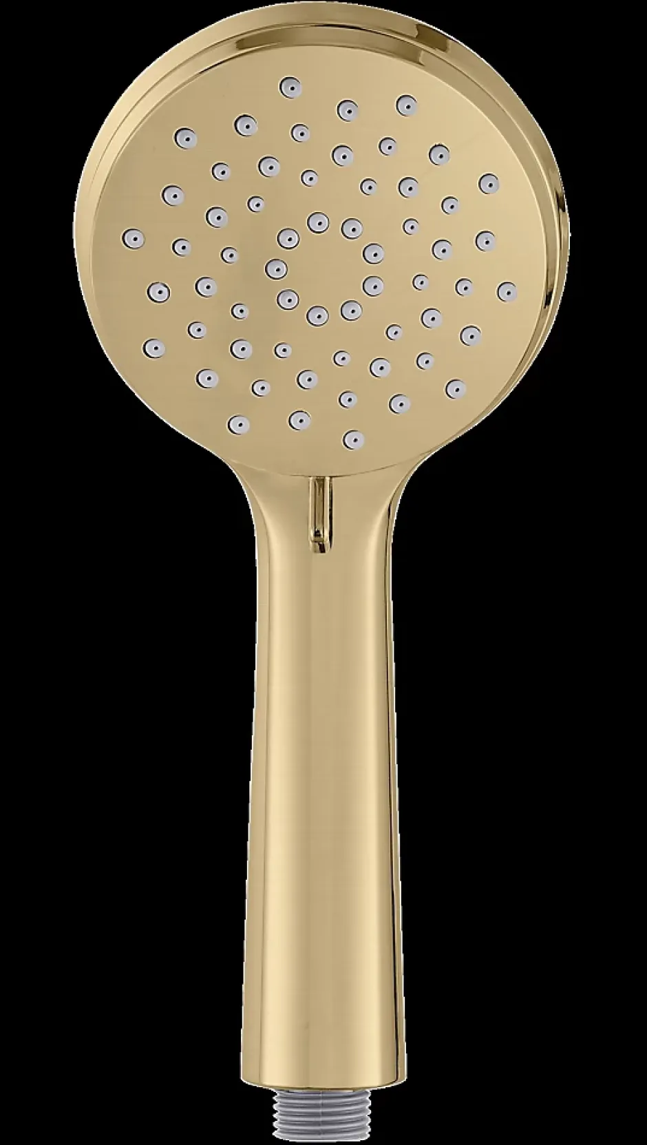 Wenko Colonne de douche sans robinetterie avec douchette + pomme de tête + barre réglable + flexible, doré, Young Line