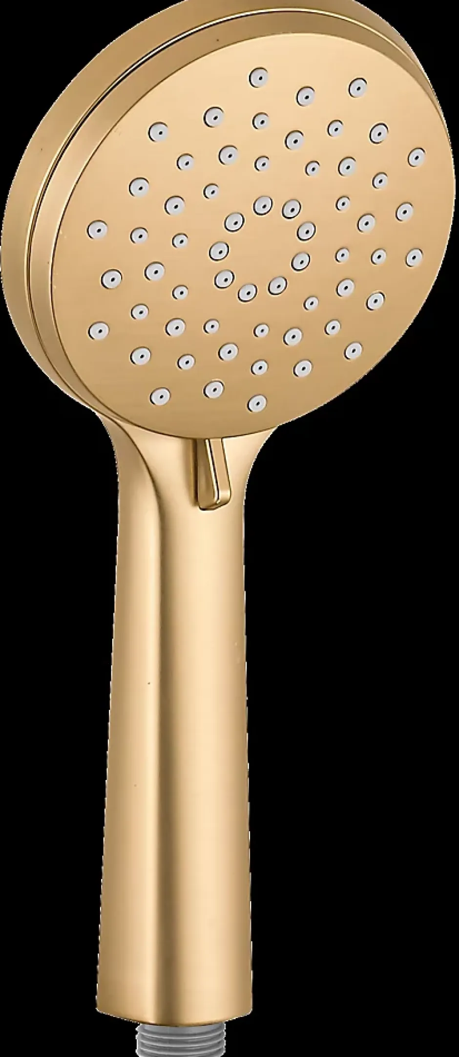 Wenko Colonne de douche sans robinetterie avec douchette + pomme de tête + barre réglable + flexible, doré, Young Line