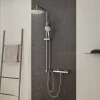 Cecipa Max Colonne de douche sans robinetterie avec pommeau + douchette+ flexible + barre réglable* Robinet De Douche