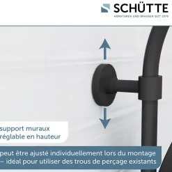 Schütte Colonne de douche MADURA FRESH noir mat