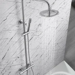 Imex Colonne de Douche Thermostatique Anti-Calcaire Chrome MONZA BTD038
