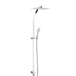 Valentin Colonne de douche thermostatique avec pomme de tête, douchette et flexible, chrome, Inouie* Colonne De Douche Sans Robinetterie
