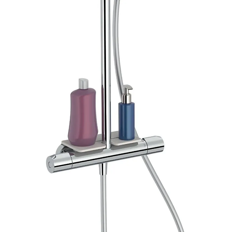 Jacob Delafon Colonne de douche thermostatique Metro chromée* Colonne De Douche Thermostatique