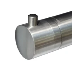 Schulte Colonne de douche thermostatique avec pommeau + douchette + flexible + barre réglable, coloris inox, Rain