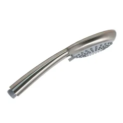 Schulte Colonne de douche thermostatique avec pommeau + douchette + flexible + barre réglable, coloris inox, Rain