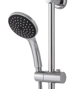 Cooke & Lewis Colonne de douche thermostatique effet chromé avec douchette et pommeau, Lidia