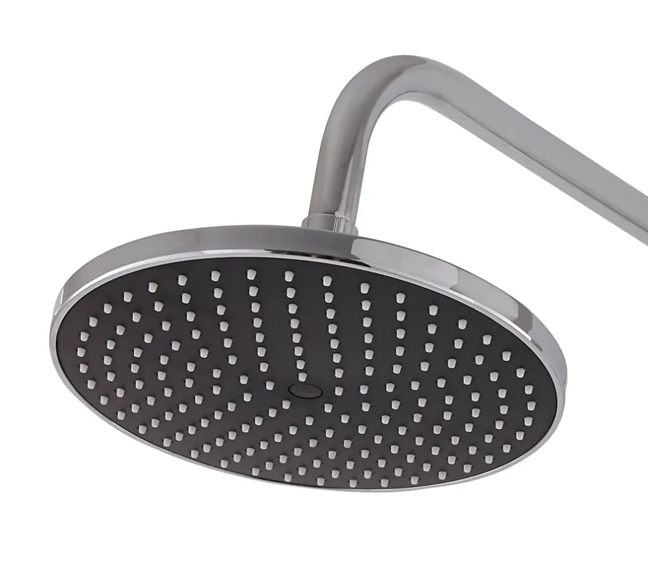Cooke & Lewis Colonne de douche thermostatique effet chromé avec douchette et pommeau, Lidia