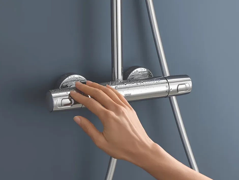 Grohe Colonne de douche thermostatique chromé Vitalio 310* Colonne De Douche Thermostatique