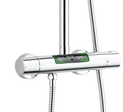 Edouard Rousseau Colonne de douche thermostatique chrome XL, Ekogest
