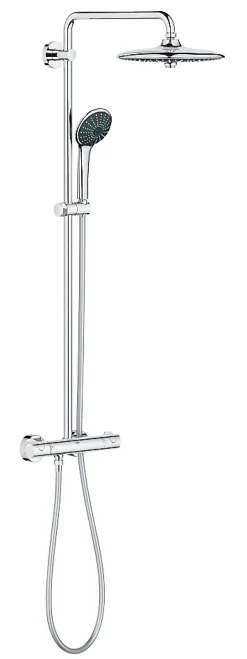 Grohe Colonne de douche thermostatique chrome H.112 cm, Vitalio TurboStat