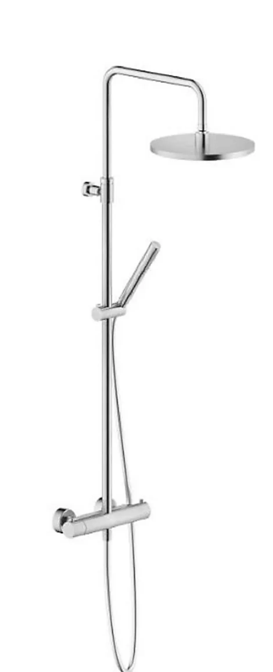 Nobili Colonne de douche thermostatique TONDA avec douchette stylo - Coloris: PVD Miele brossé