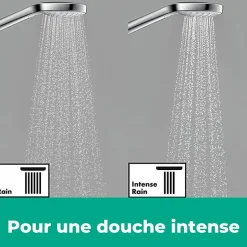 Hansgrohe Colonne de douche thermostatique Vernis Blend 200 chromé