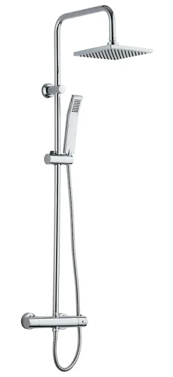 Edouard Rousseau Colonne de douche thermostatique chrome, Nessy* Colonne De Douche Thermostatique