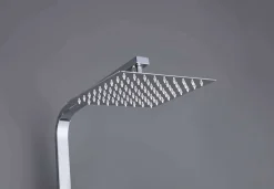 Poalgi Colonne de douche thermostatique avec barre extensible SKY BATH chromé Inox S304 série PARADISE