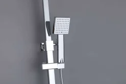 Poalgi Colonne de douche thermostatique avec barre extensible SKY BATH chromé Inox S304 série PARADISE