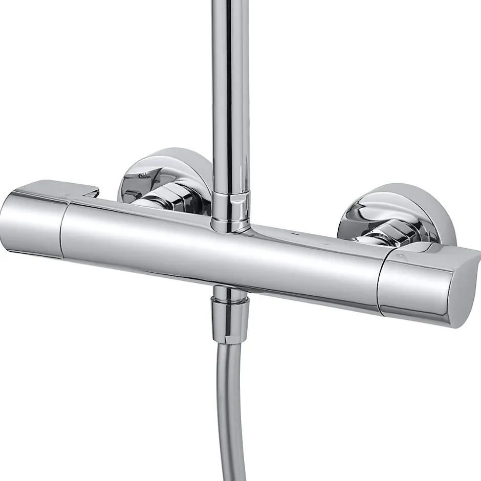 GoodHome Colonne de douche thermostatique Cavally
