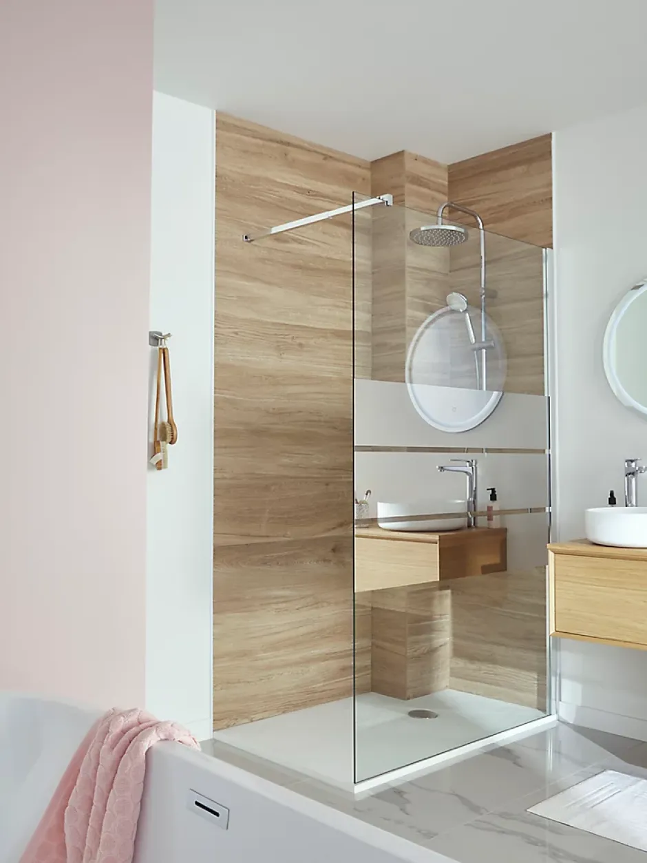 GoodHome Colonne de douche thermostatique Cavally