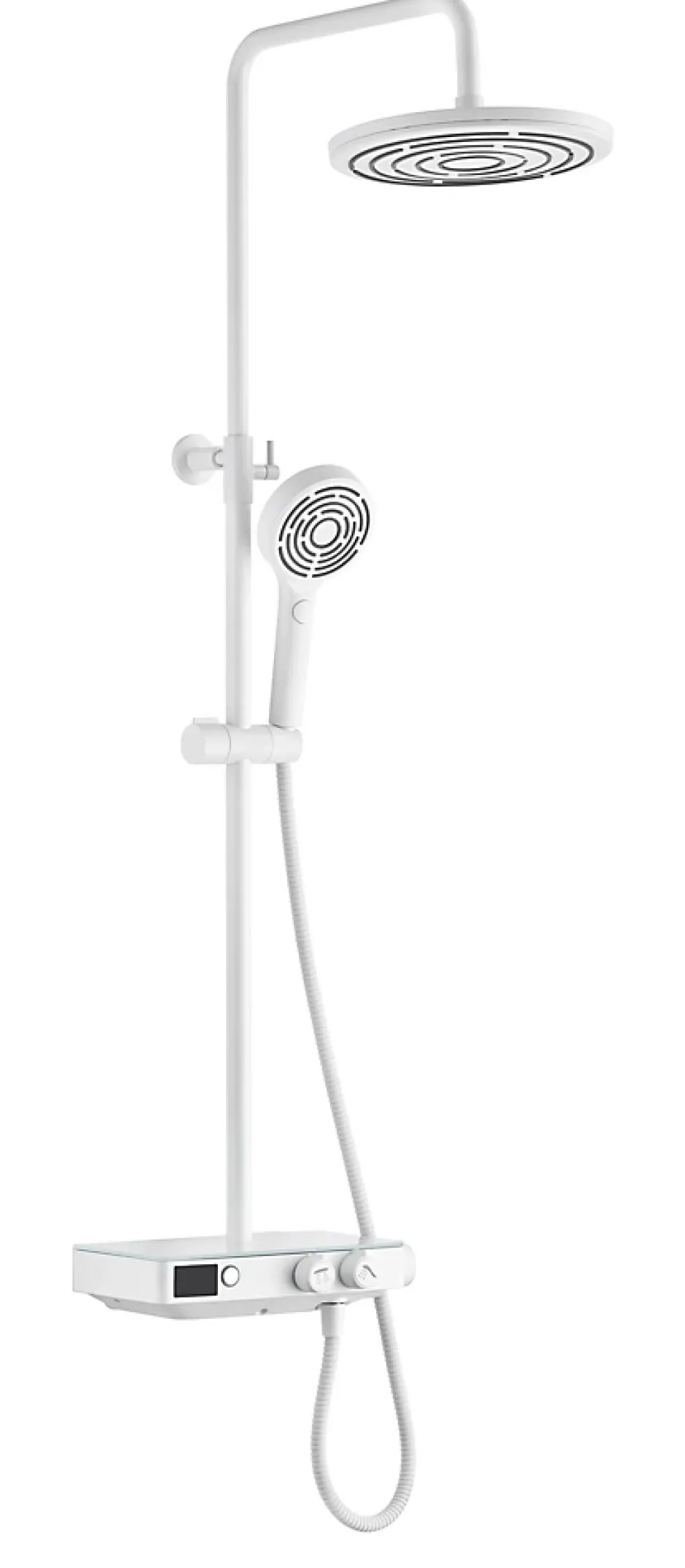 Edouard Rousseau Colonne de douche thermostatique blanche, Ekogest