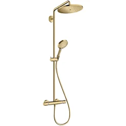 Hansgrohe Colonne de douche thermostatique Croma Select S 280 aspect doré poli* Colonne De Douche Hydromassante