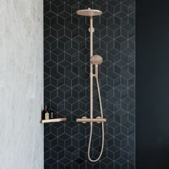 Hansgrohe Colonne de douche thermostatique Croma Select S 280 aspect doré poli* Colonne De Douche Hydromassante