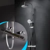 Am.Pm Europe Colonne de douche thermostatique, avec mitigeur thermostatique Système de douche avec robinet Chrome, F07XA400 X-Joy AM.PM* Colonne De Douche Thermostatique