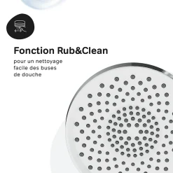Am.Pm Europe Colonne de douche thermostatique, avec mitigeur thermostatique Système de douche avec robinet Chrome, F07XA400 X-Joy AM.PM* Colonne De Douche Thermostatique