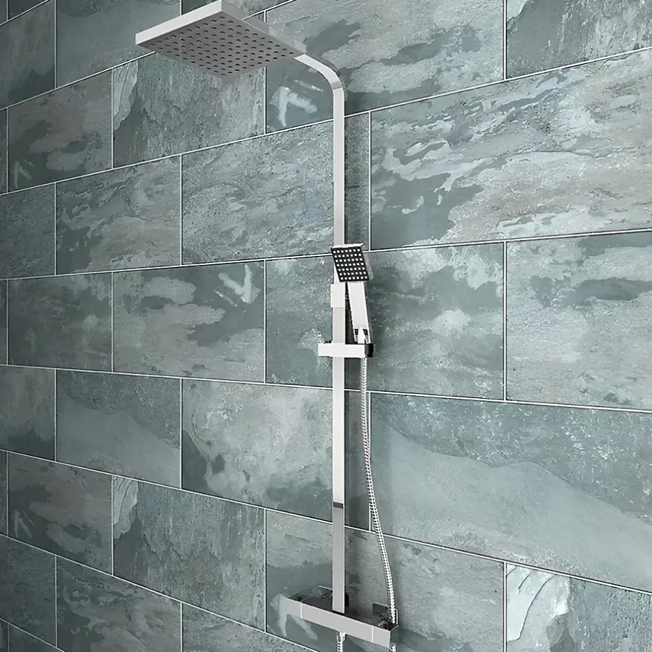 Hudor COLONNE DE DOUCHE THERMOSTATIQUE CHROMÉE COLLECTION ENIPEE