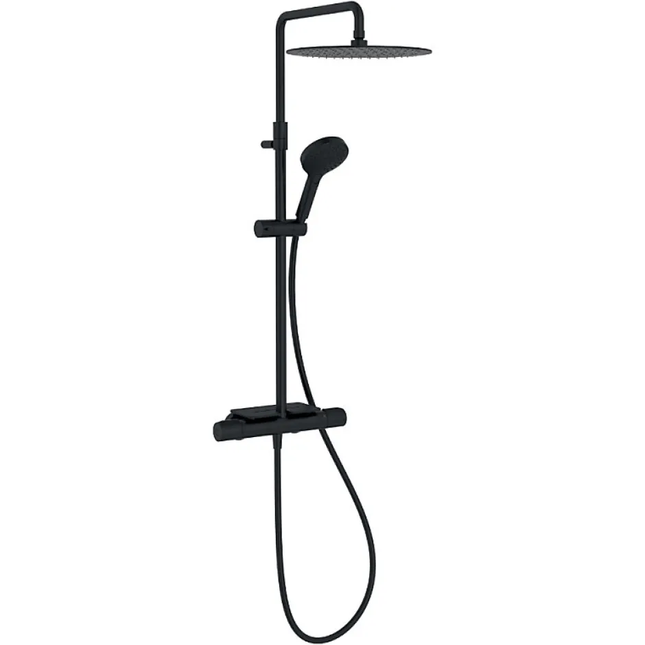 Jacob Delafon Colonne de douche thermostatique Metro noir mat