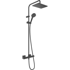 Hansgrohe Colonne de douche thermostatique Vernis Shape 230 noir mat