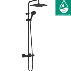 Hansgrohe Colonne de douche thermostatique Vernis Shape 230 noir mat