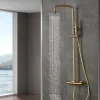 Imex Colonne de Douche Thermostatique Anti-Calcaire Or Brossé MONZA BTD038/OC
