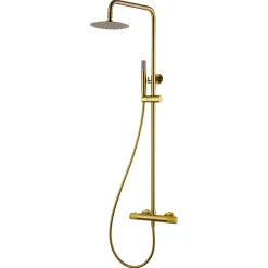 Imex Colonne de Douche Thermostatique Anti-Calcaire Or Brossé MONZA BTD038/OC
