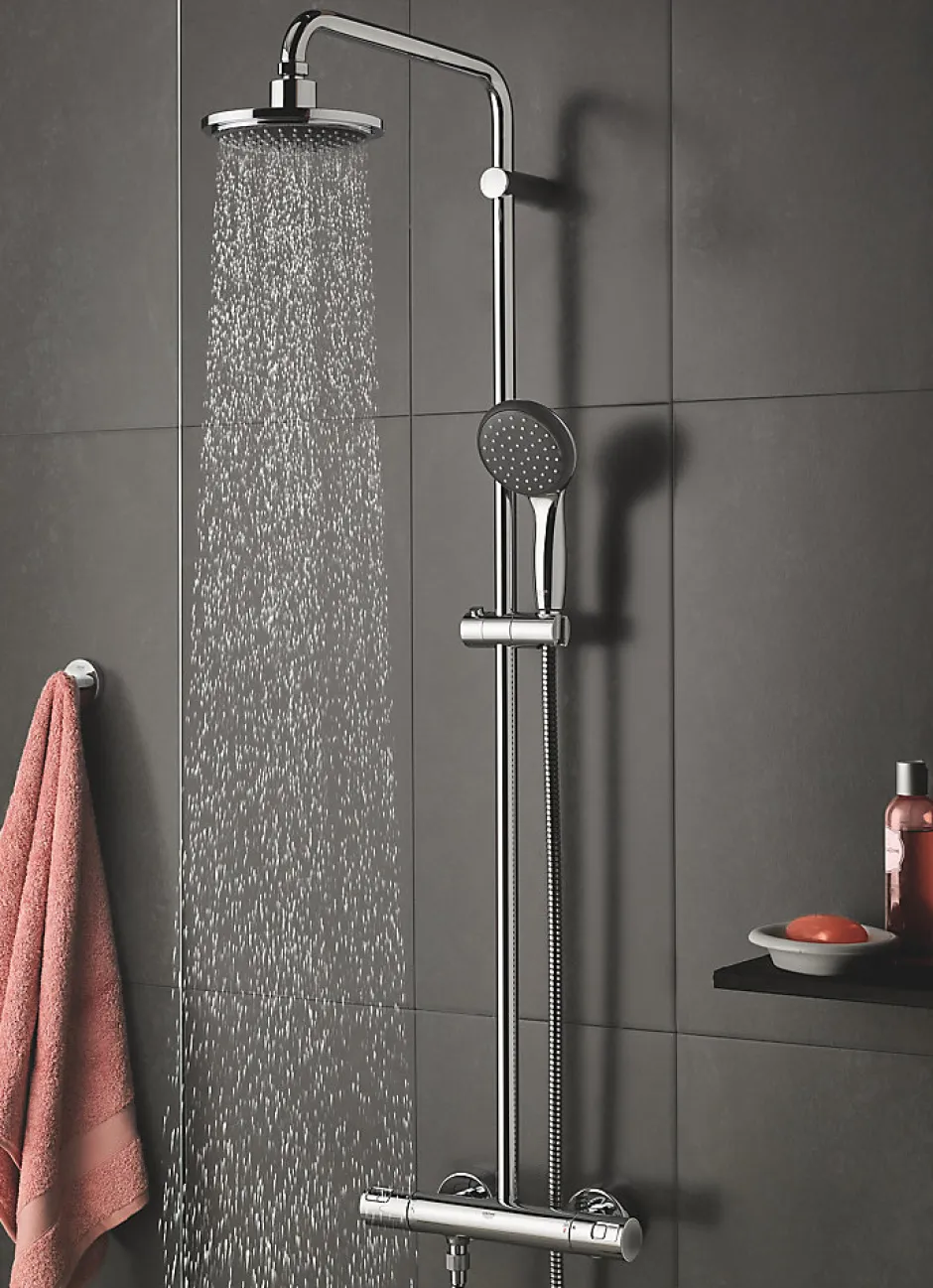 Grohe Colonne de douche thermostatique Vitalio Star System 160* Colonne De Douche Thermostatique