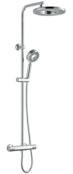 Edouard Rousseau Colonne de douche thermostatique chrome, Hoop