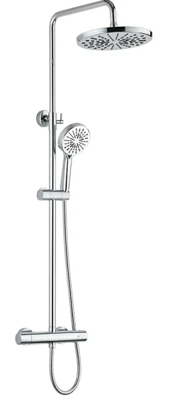 Edouard Rousseau Colonne de douche thermostatique chrome, Stats