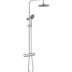 Auralum Max Colonne de Douche Thermostatique 3 Fonctions, Ensemble de Douche Chrome, Douche avec Tête de Douche de 9 pouces