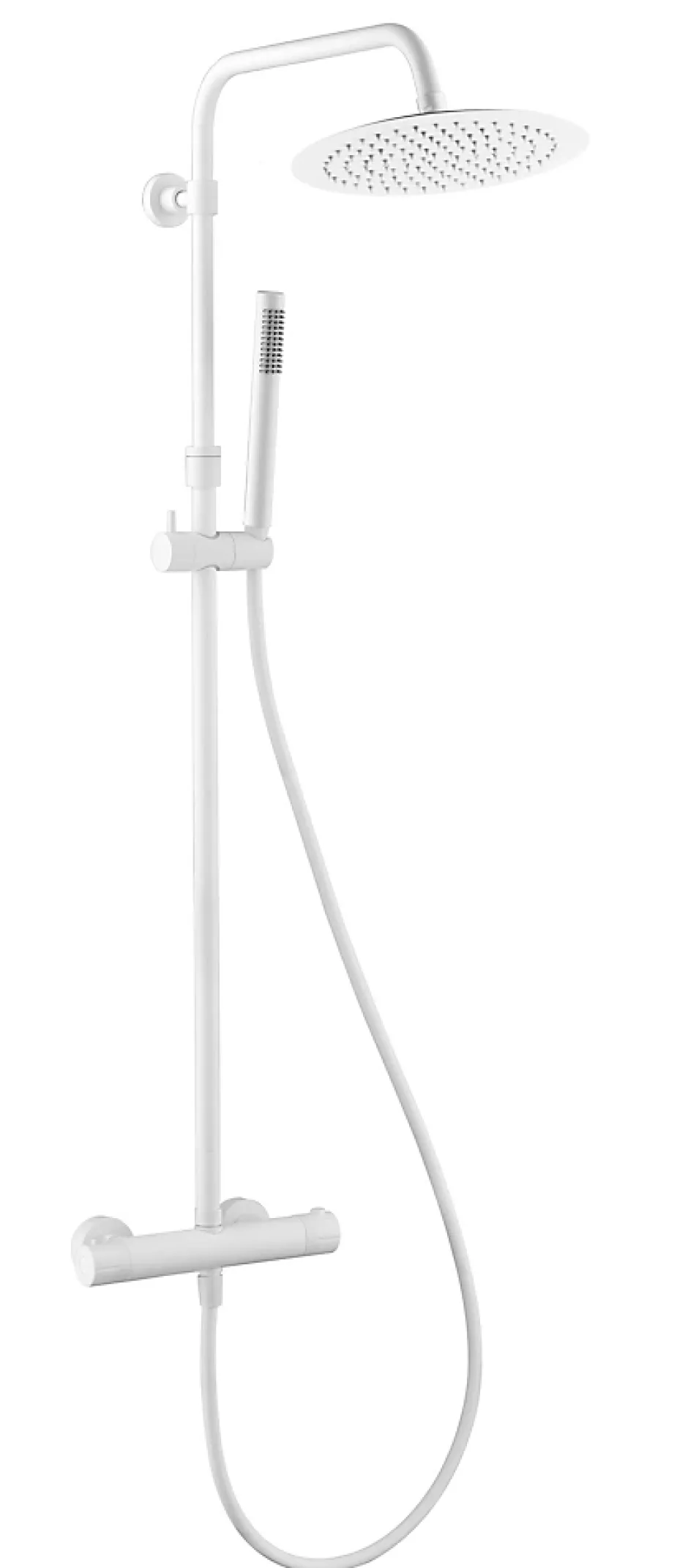 Essebagno Colonne de douche thermostatique, blanc, Luisa 250