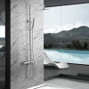 Imex Products Colonne de douche thermostatique chromee acier et laiton avec douchette extensible* Colonne De Douche Encastrable